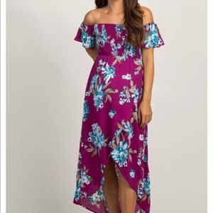 Pink blush maternity dress small